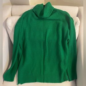 Green Turtleneck Sweater